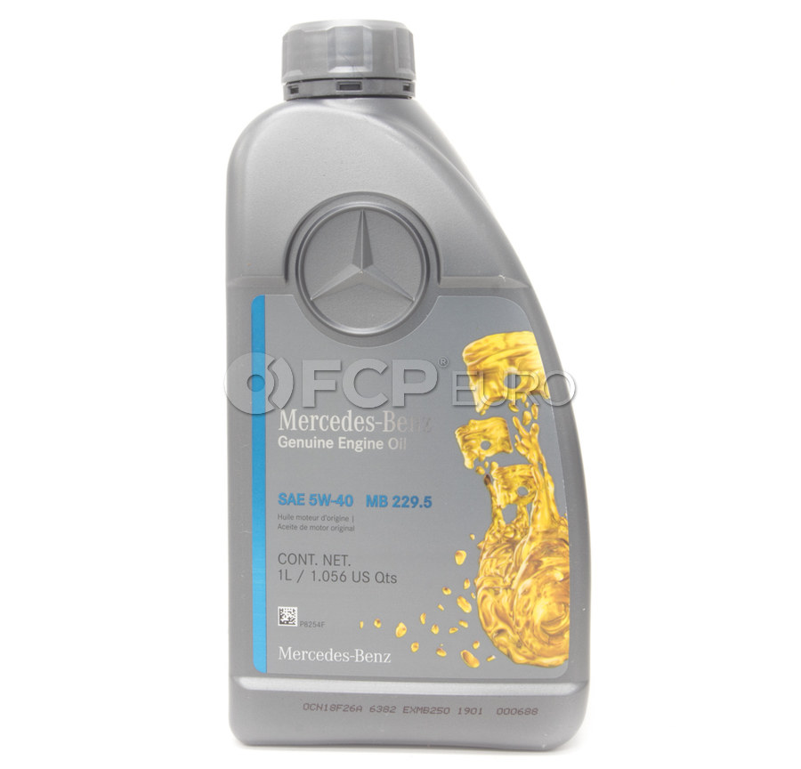 5w40 Mercedes Genuine Engine Oil 1 Quart Genuine Mercedes 000989790211bifu