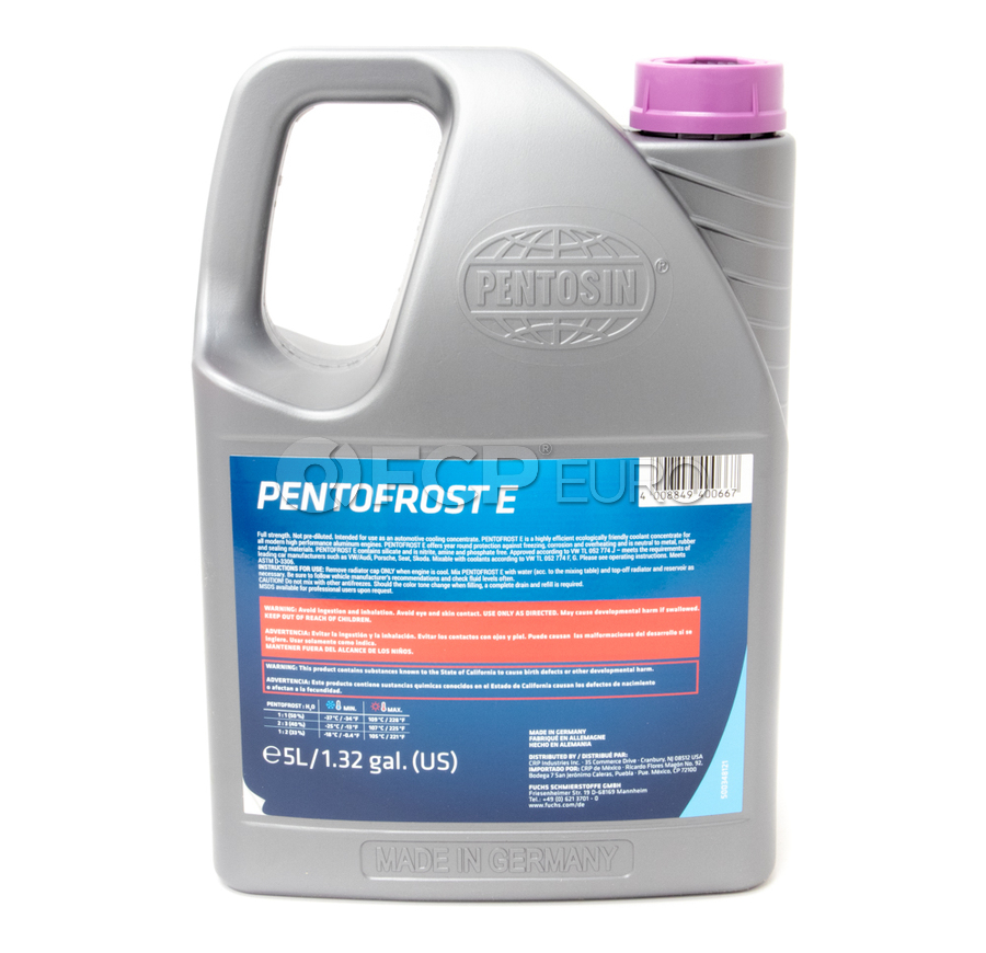 For Audi VW Engine Coolant Antifreeze G13 Lilac 2 Galons Genuine