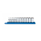 13 Pc. 1/4" Drive 6 Point Mid Length Metric Socket Set - Gearwrench 80304S