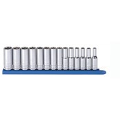 14 Pc. 3/8" Drive 6 Point Deep Metric Socket Set - Gearwrench 80554