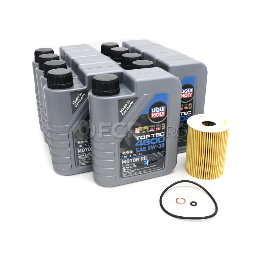Mercedes Diesel Oil Change Kit 5w 30 Liqui Moly 6421800009